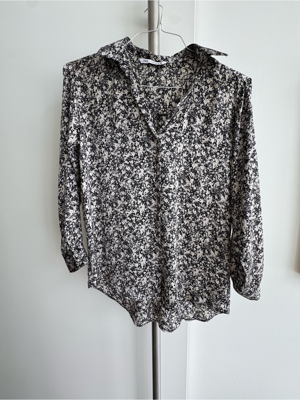 ZARA | floral button down